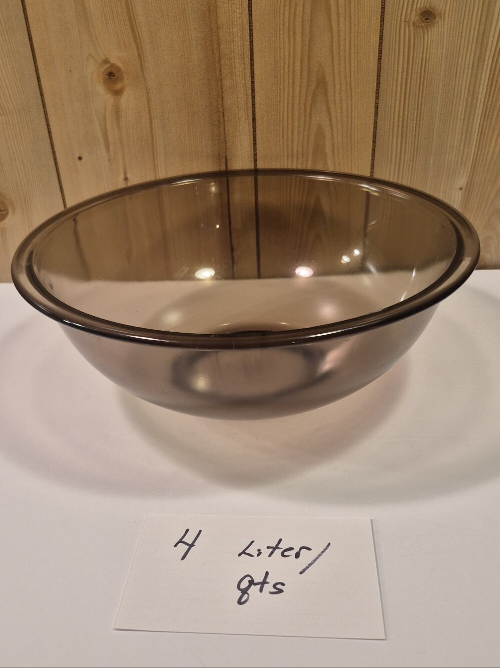 Pyrex Amber Mixing Bowl 4qt # 326